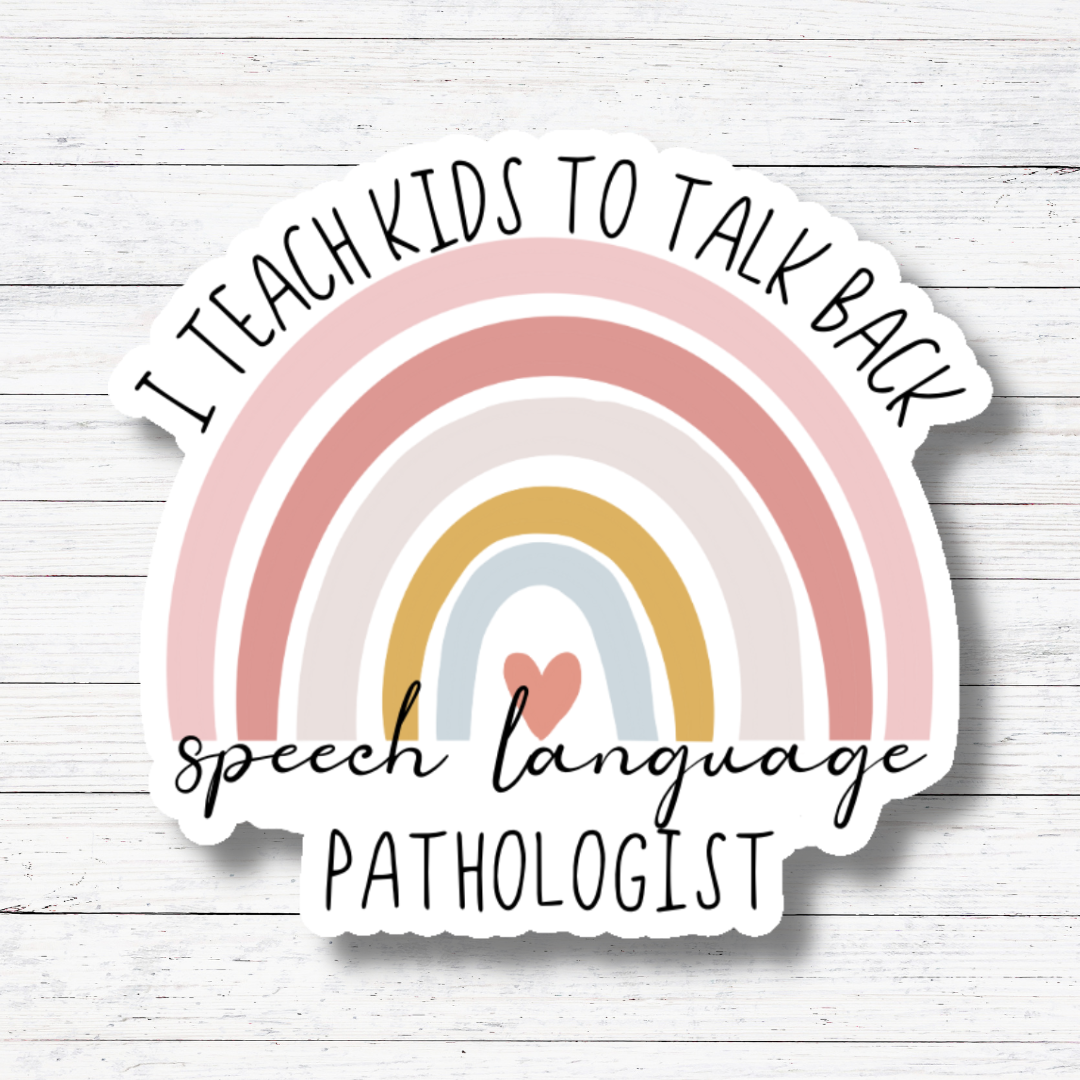 Talk Back- Speech Therapist Sticker/Magnet