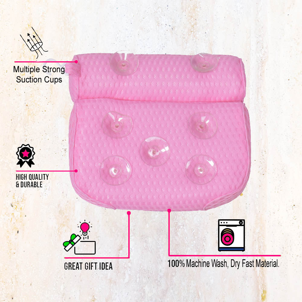 Pink Bathtub Pillow