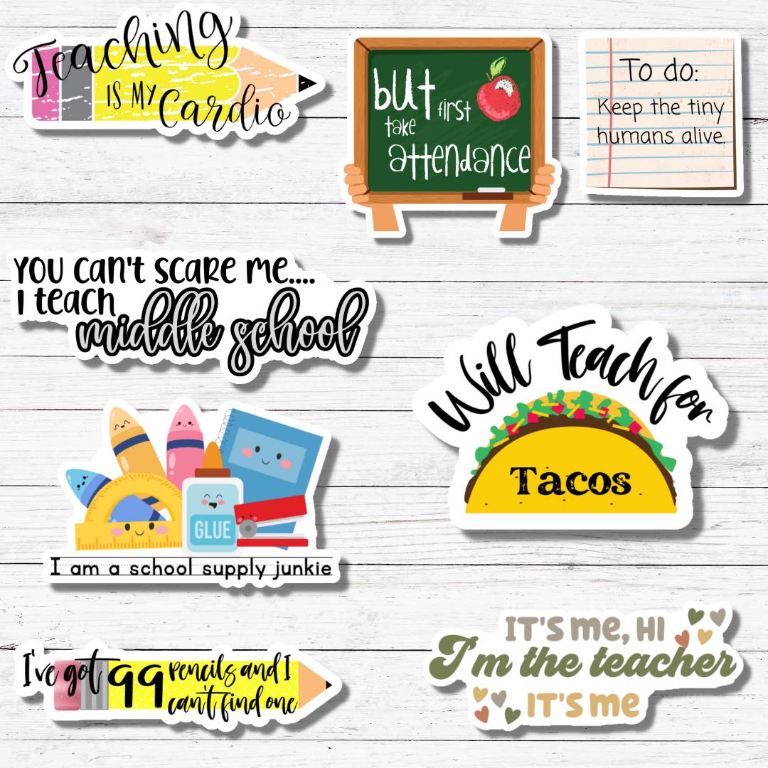 Teach For Tacos- Teacher Sticker/Magnet