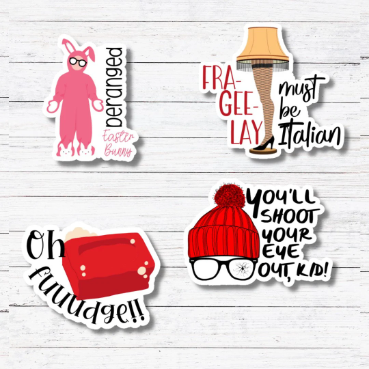 Shoot Your Eye- A Christmas Story Sticker/Magnet