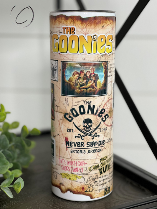 The Goonies 20oz Skinny Tumbler