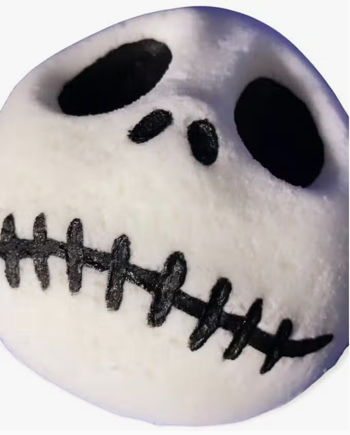 Jack Skull Bath Bomb, Character Bath Bomb, Goth Christmas