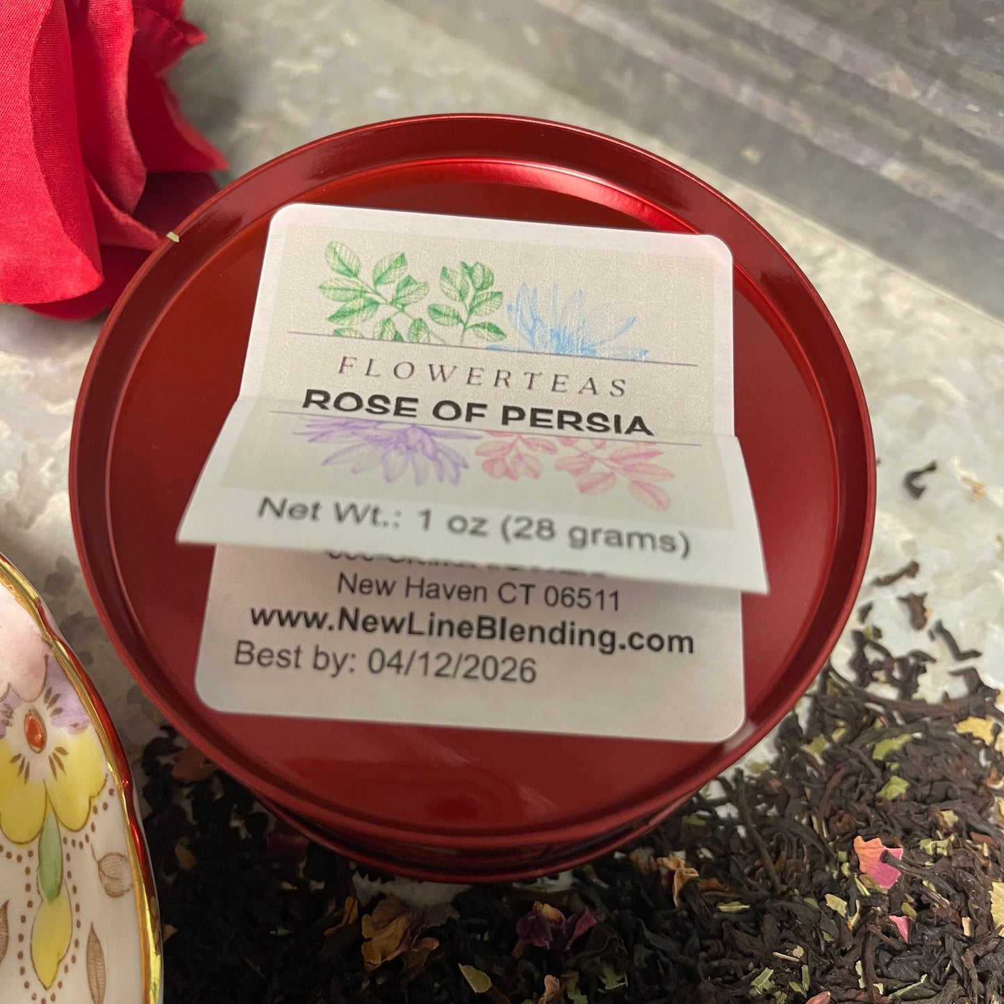 Rose of Persia Loose Leaf Black Tea in Tin