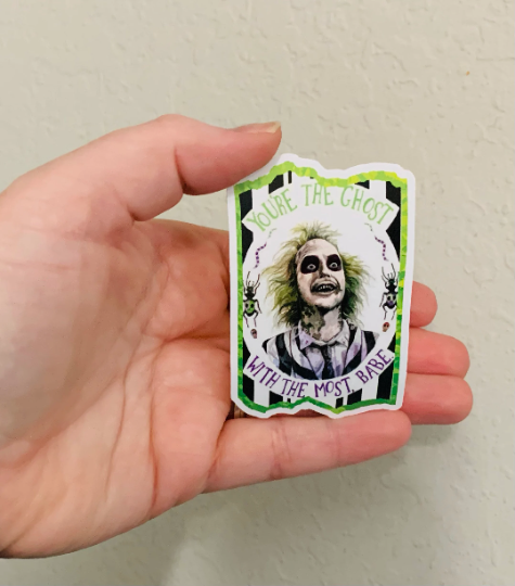 Ghost with the Most-Beetlejuice Sticker/Magnet