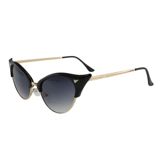 MQ Elsie Sunglasses in Black / Smoke