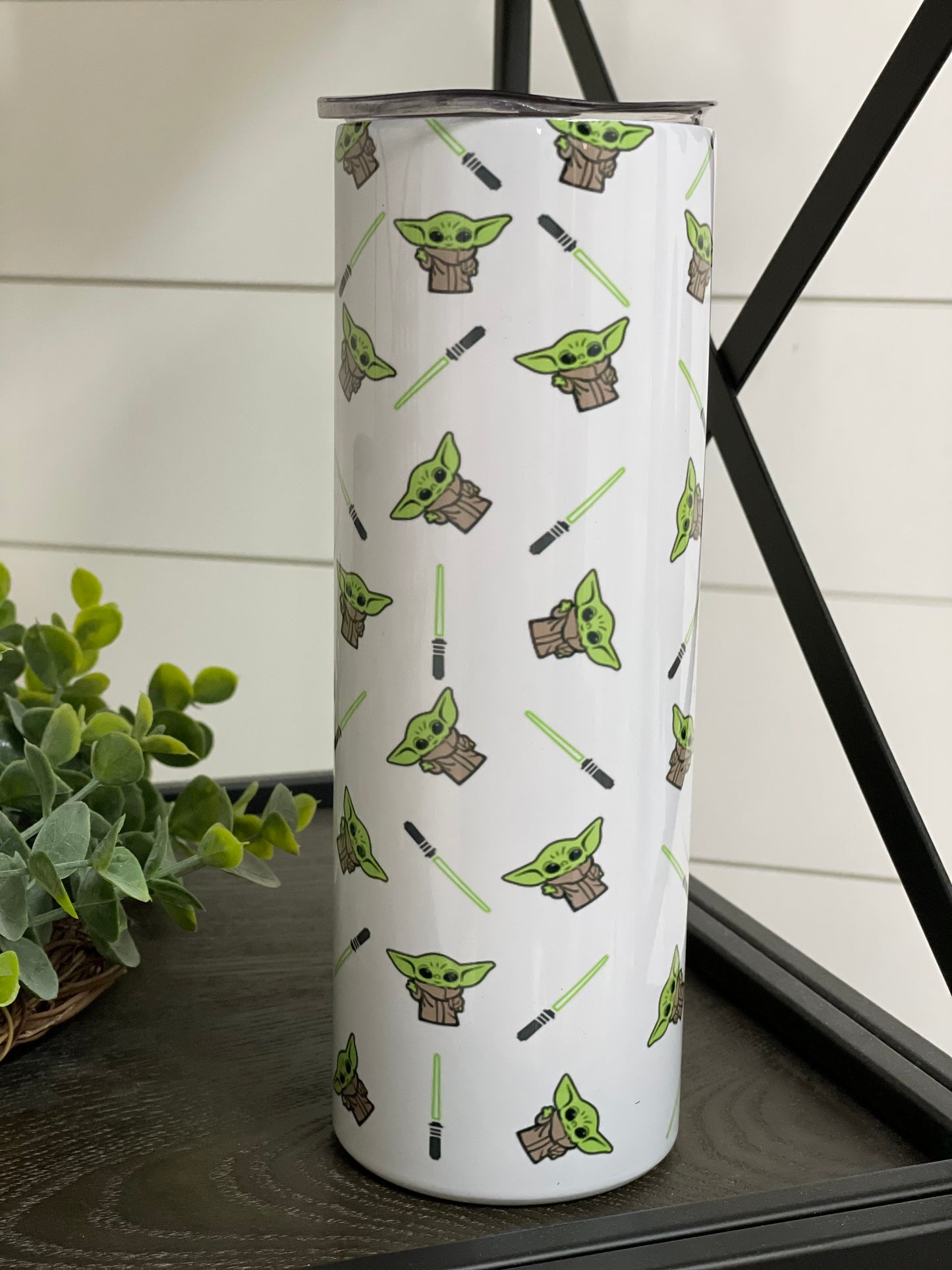 Yoda Saber 20oz Skinny Tumbler