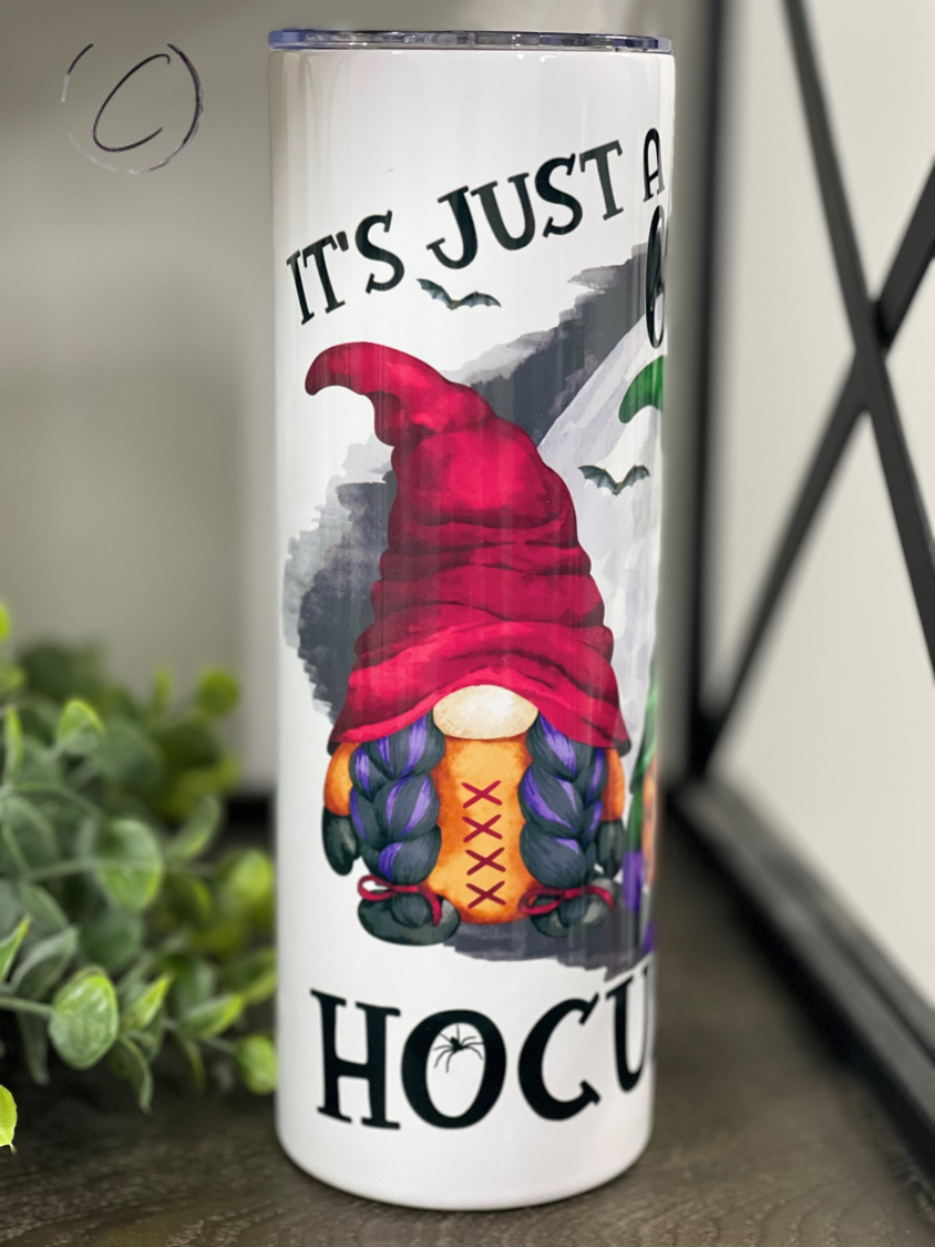 Bunch Of Hocus Pocus Gnomes 20oz Skinny Tumbler