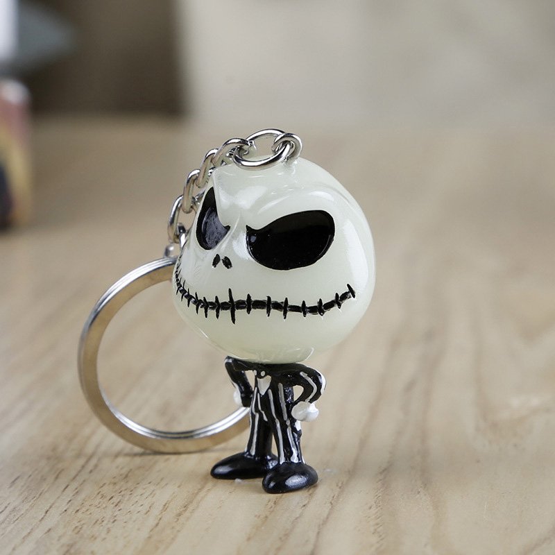 Halloween Skull Keychain