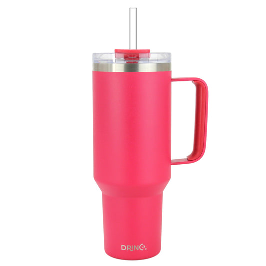 Drinco 30oz BugSur Tumbler with Handle (Viva Magenta)