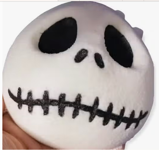 Jack Skull Bath Bomb, Character Bath Bomb, Goth Christmas