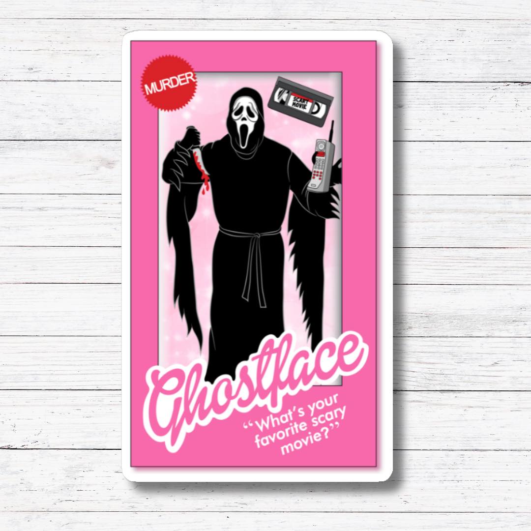 Ghostface Horror Doll- Horror Dolls Stickers/Magnet