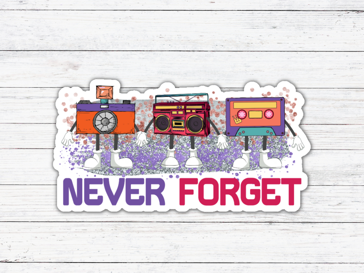 Never Forget (3 items) Sticker/Magnet