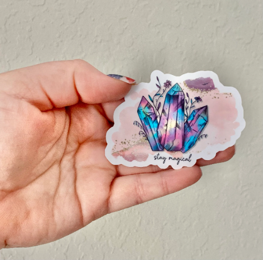 Crystals Sticker/Magnet