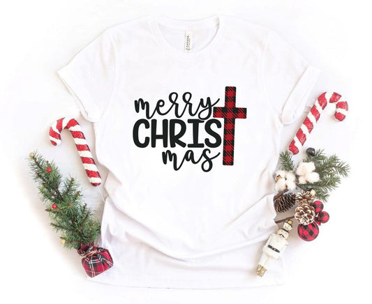 Merry Christmas Cross Shirt