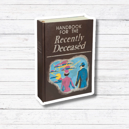 Handbook-Beetlejuice Sticker/Magnet