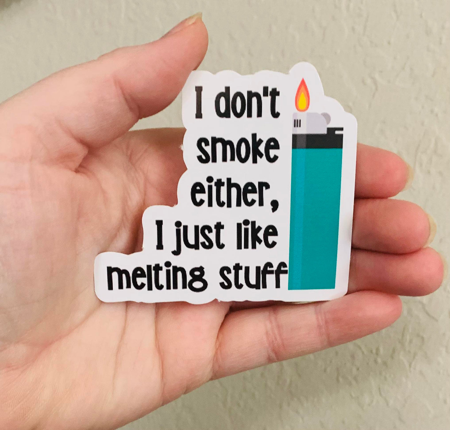 Melting Stuff Sticker/Magnet- Derry Girls