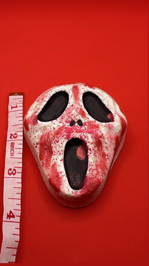 Ghostface Bath Bomb, Horror Bath Bomb, Scream Bath Bomb