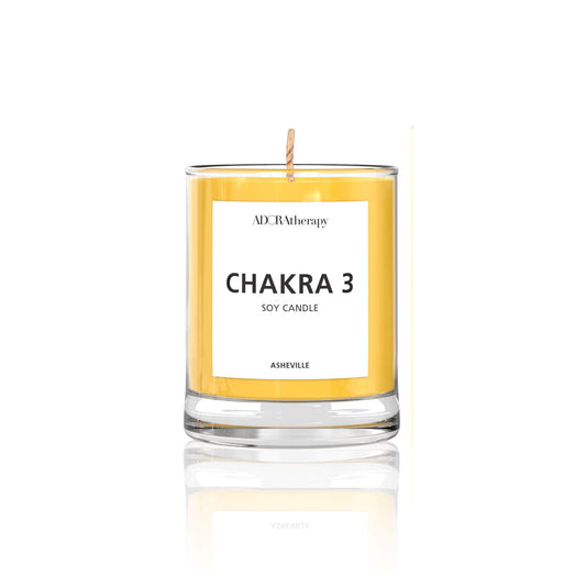 Solar Plexus Chakra Meditation Candle