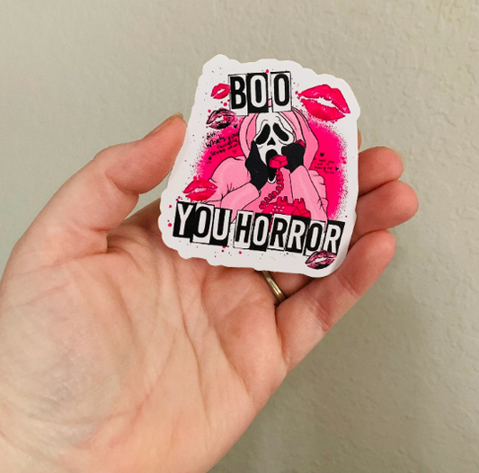 Boo Ghost Face/Mean Girls Sticker/Magnet