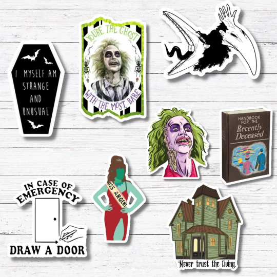 Handbook-Beetlejuice Sticker/Magnet