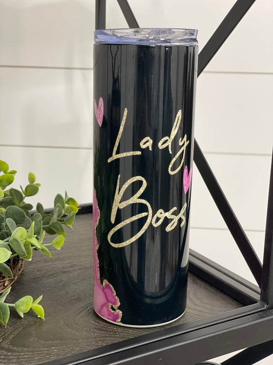 Lady Boss 20oz Skinny Tumbler