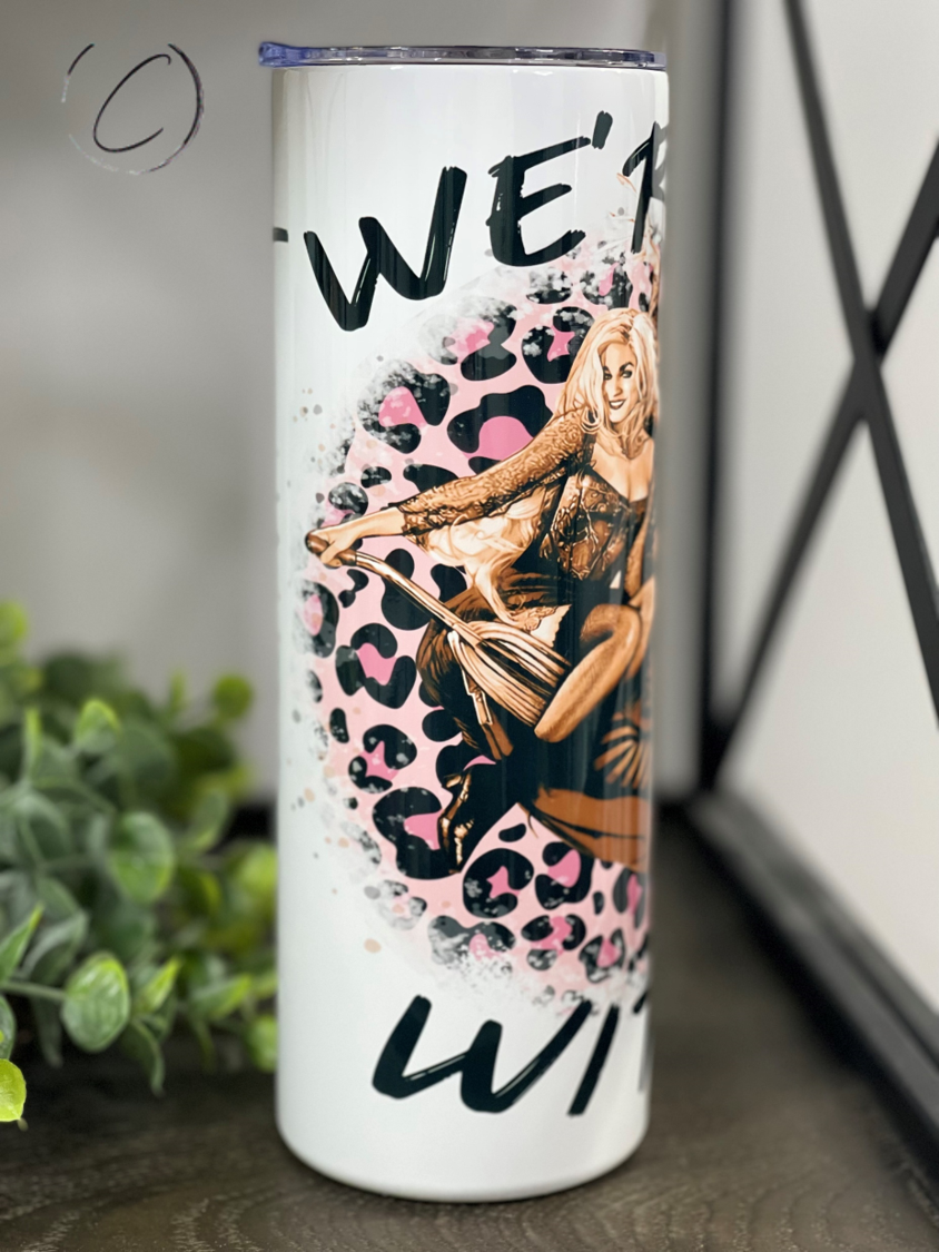 We're Back Witches 20oz Skinny Tumbler