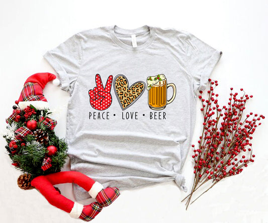 Peace Love Beer Shirt