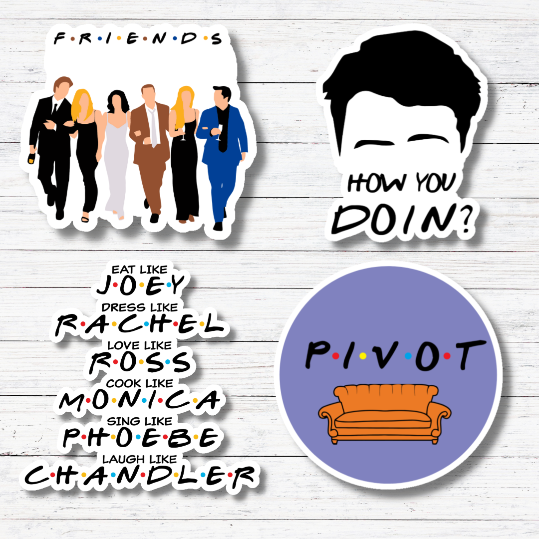 Pivot Sticker/Magnet- Friends