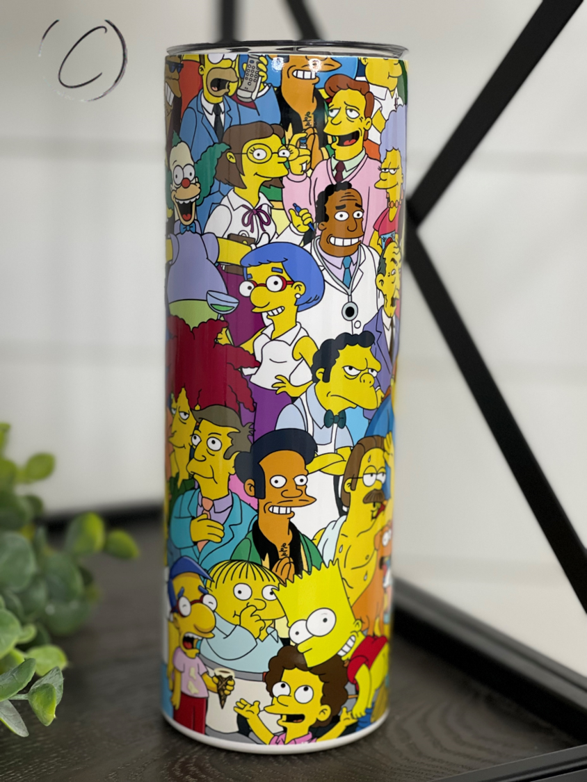 The Simpsons 20oz Skinny Tumbler