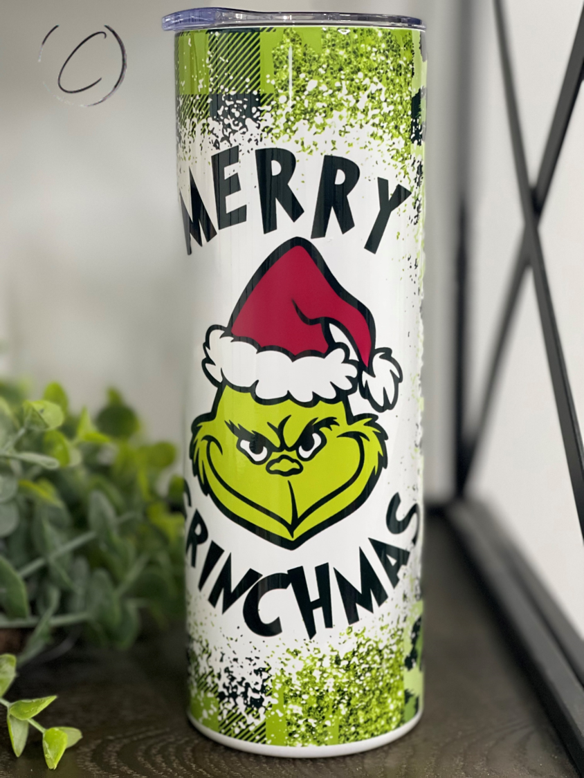 Merry Grinchmas 20oz Skinny Tumbler