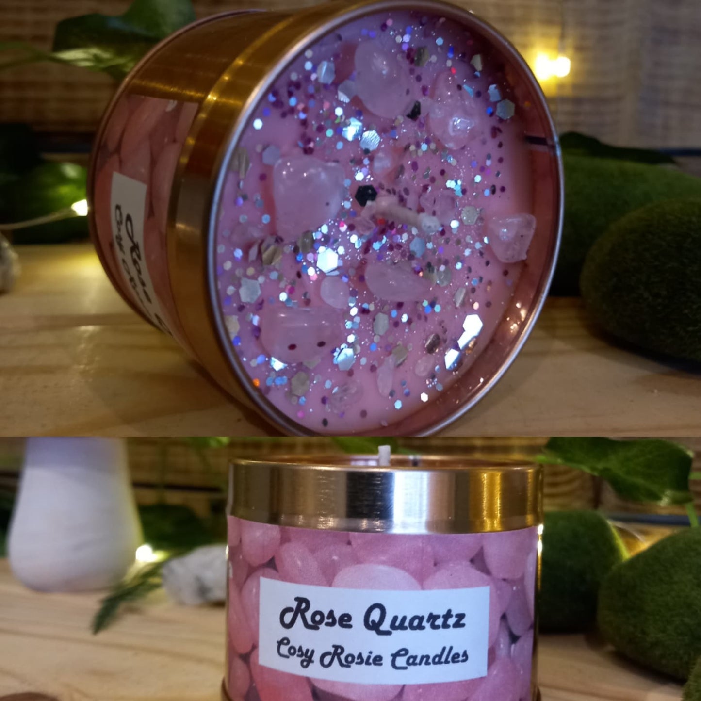 Rose Quartz Candle