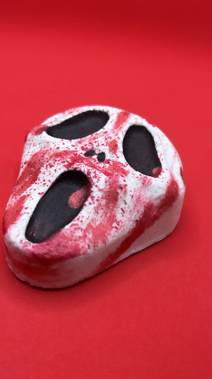 Ghostface Bath Bomb, Horror Bath Bomb, Scream Bath Bomb