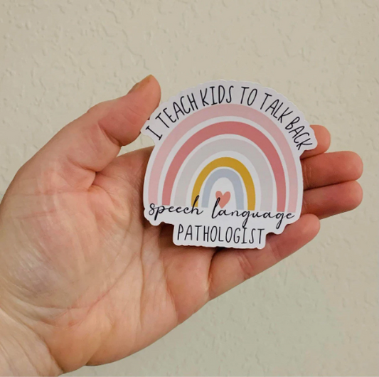 Talk Back- Speech Therapist Sticker/Magnet