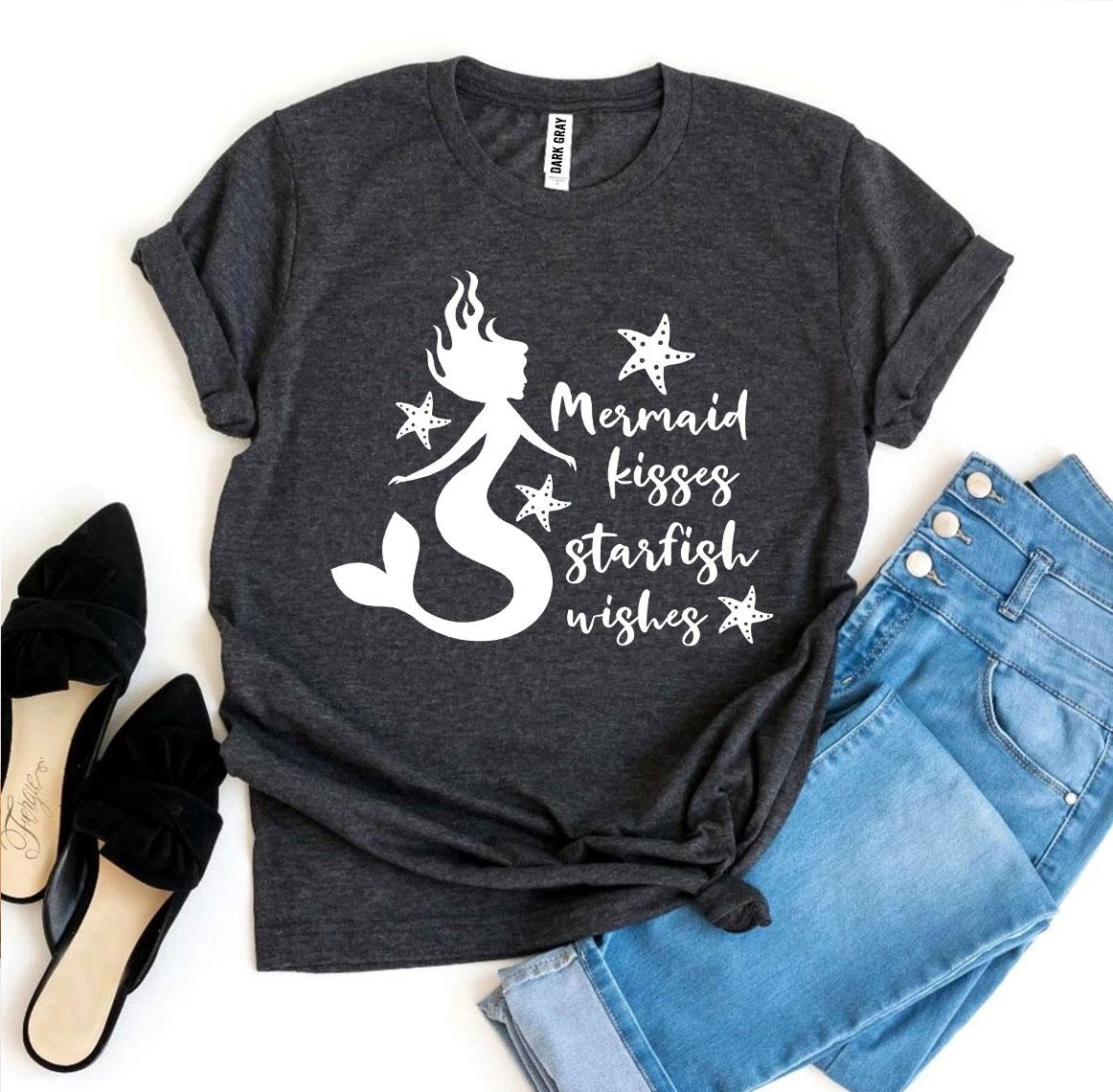 Mermaid Kisses Starfish Wishes T-shirt