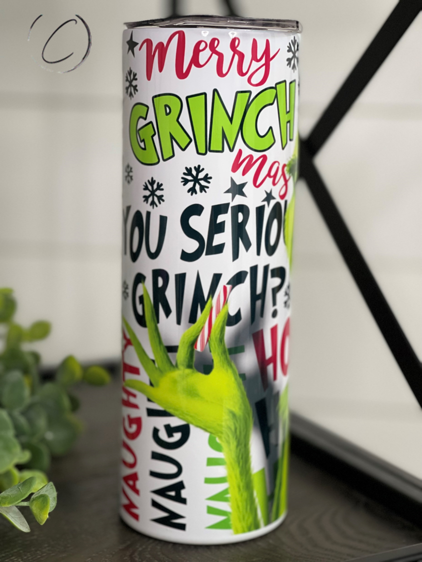 The Grinch 20oz Skinny Tumbler