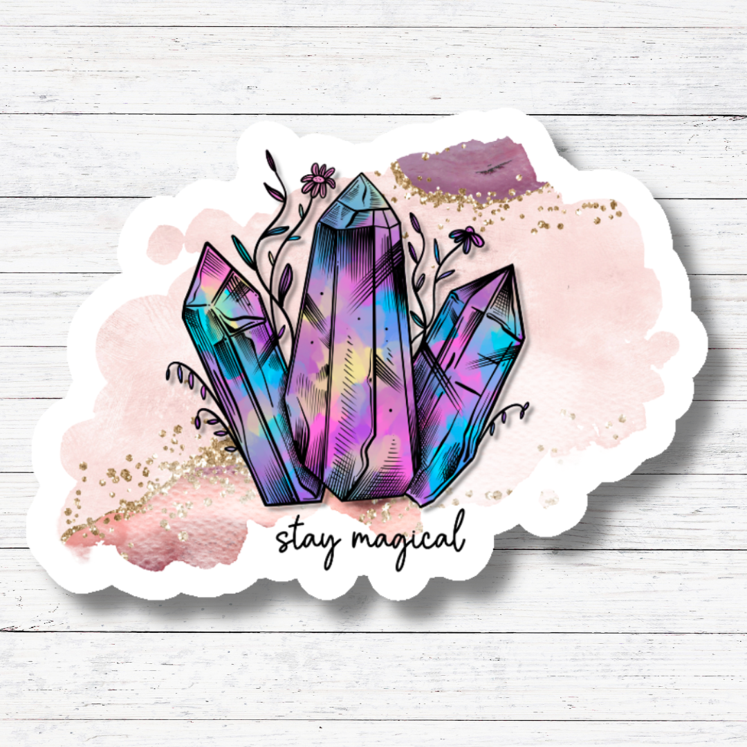 Crystals Sticker/Magnet