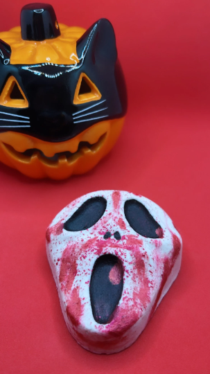 Ghostface Bath Bomb, Horror Bath Bomb, Scream Bath Bomb