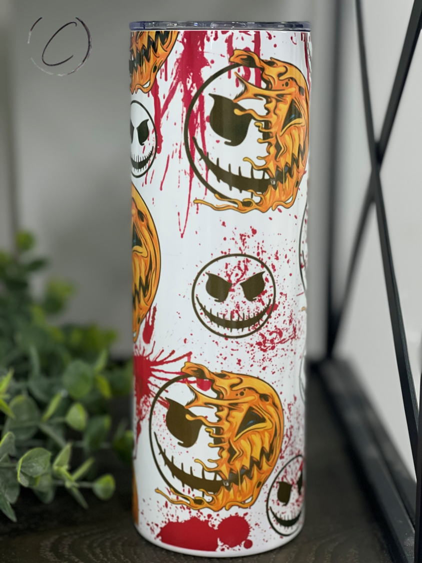 Pumpkin Jack 20oz Skinny Tumbler