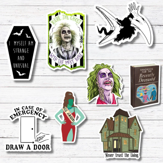 Strange & Unusual-Beetlejuice Sticker/Magnet