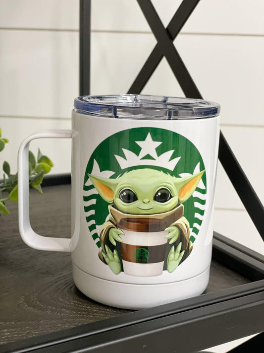 Yoda Starbucks 11oz Travel Mug