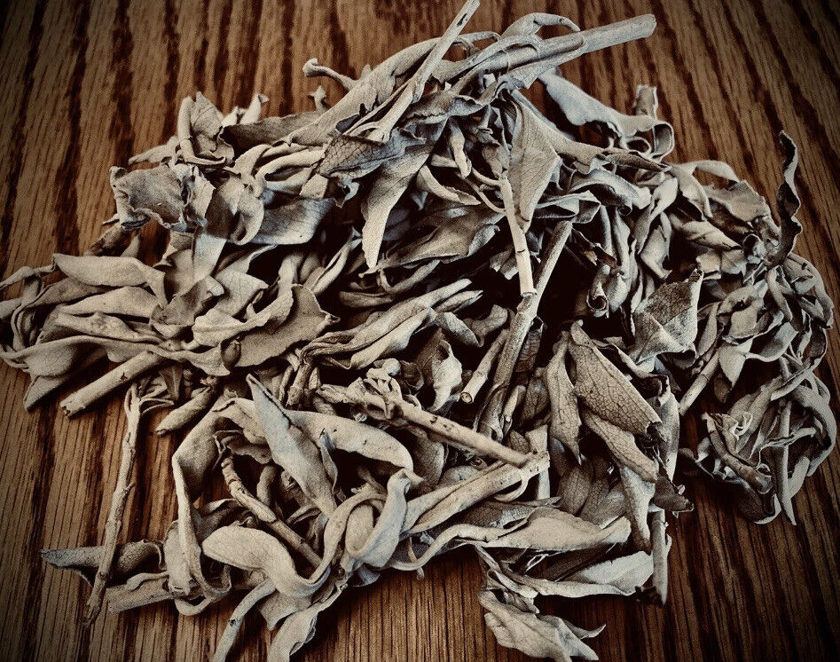 Bag of California White Sage Leaves for Smudging or Herbal Incense