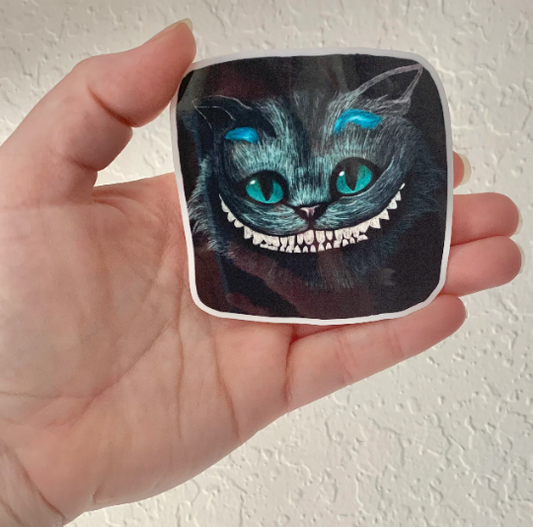 Cheshire Cat-Alice In Wonderland Sticker/Magnet