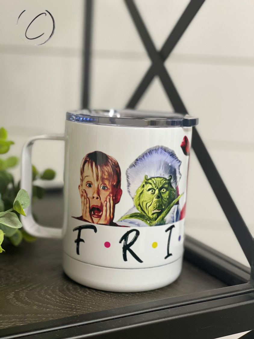 Christmas F*R*I*E*N*D*S 11oz Travel Mug