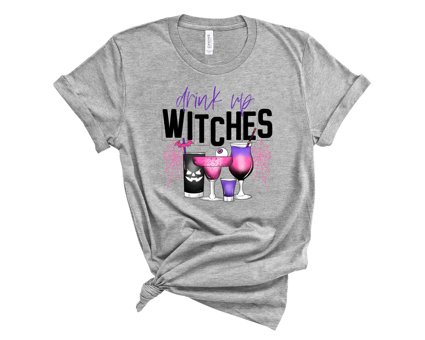 drink up witches pink - Graphic Tee