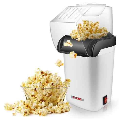 Popcorn Machine Hot Air Electric Popper Kernel Corn Maker Bpa Free No