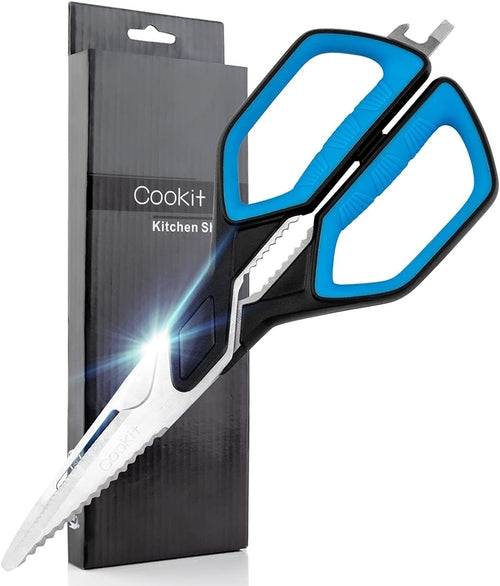 Kitchen Scissors;  Cookit Kitchen Shears Heavy Duty Stainless Steel