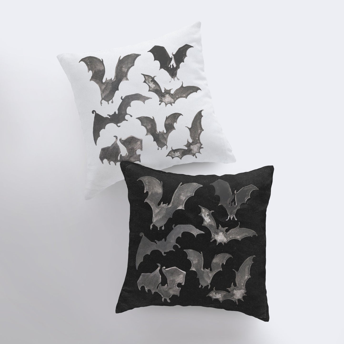 Bats on Black Pillow Cover | Fall Décor | Farmhouse Pillows | Country