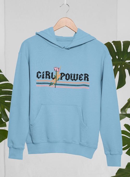 Girl Power Rose Hoodie