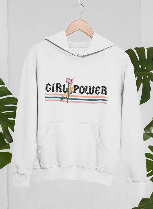 Girl Power Rose Hoodie