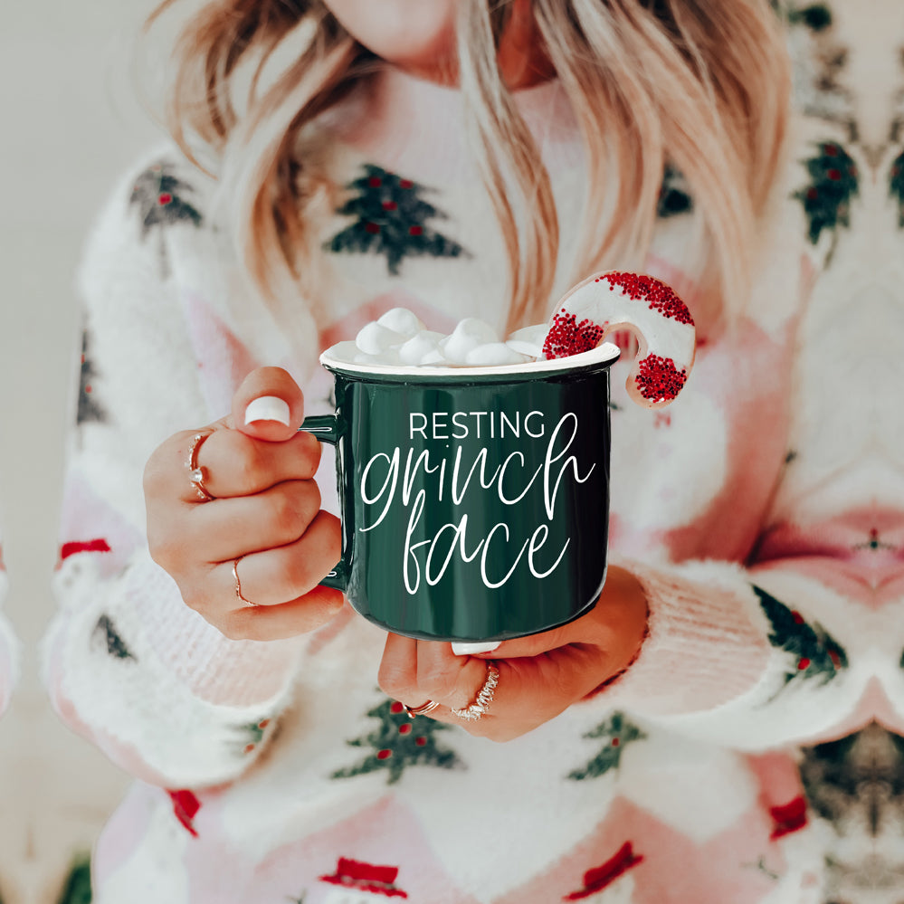 Grinch Face Mug